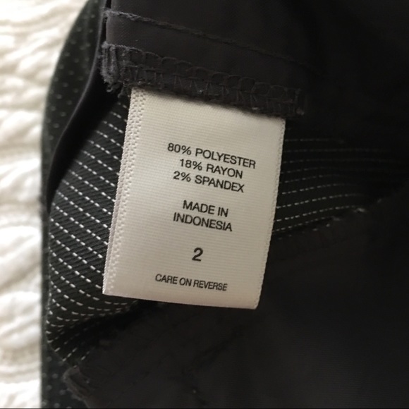 NY & Co. Dark Grey Dot Ankle Pants - Picture 7 of 8